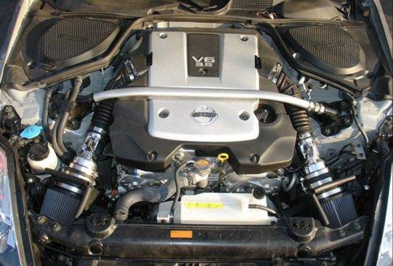 Injen 07-08 350Z 3.5L V6  Air Fusion and Air Horns Polished Short Ram Intake Injen 07-08 350Z 3.5L V6  Air Fusion and Air Horns Polished Short Ram Intake