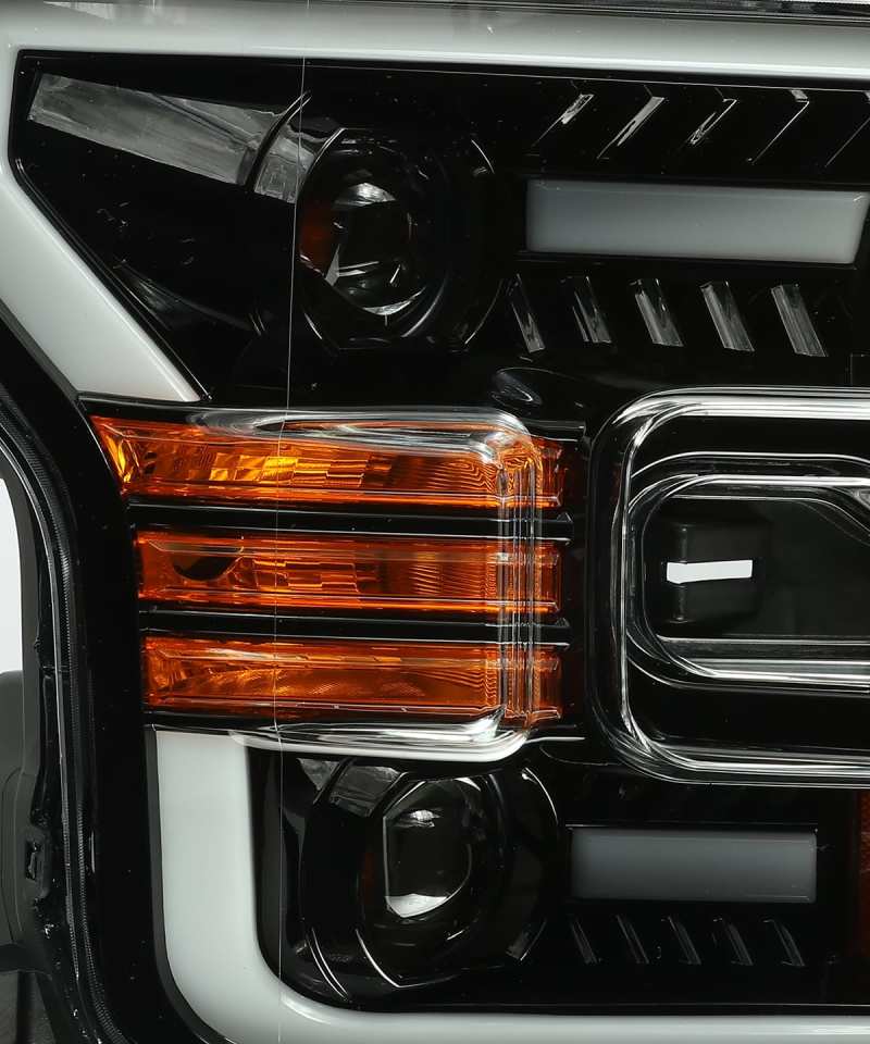 AlphaRex 15-17 Ford F-150 PRO-Series Proj Headlights Plank Style Gloss Blk w/Activ Light/Seq Signal AlphaRex 15-17 Ford F-150 PRO-Series Proj Headlights Plank Style Gloss Blk w/Activ Light/Seq Signal