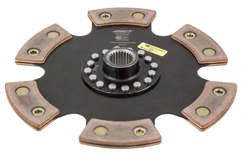ACT 1981 Nissan 280ZX 6 Pad Rigid Race Disc ACT 1981 Nissan 280ZX 6 Pad Rigid Race Disc