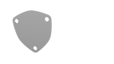 QTP 3in Bolt-On QTEC 3 Bolt Cover Plate