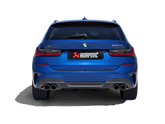 Akrapovic 20-22 BMW M340i (G20, G21) Slip-On Line (Titanium) (Requires BMW Part #18308686640)