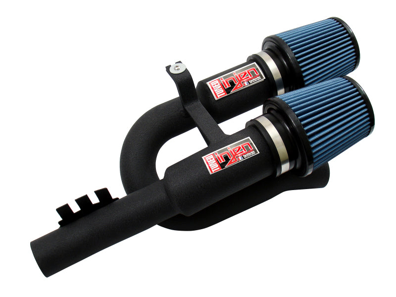 Injen 07-09 335i E92 / 08-09 135i E82 3.0L L6 Twin intake Wrinkle Black Short Ram Intake Injen 07-09 335i E92 / 08-09 135i E82 3.0L L6 Twin intake Wrinkle Black Short Ram Intake