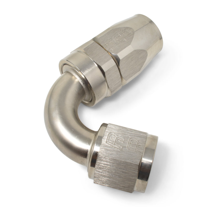 Russell Performance -10 AN Endura 120 Degree Full Flow Swivel Hose End (With 15/16in Radius) Russell Performance -10 AN Endura 120 Degree Full Flow Swivel Hose End (With 15/16in Radius)