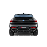 Akrapovic 2019+ BMW X4M Rear Carbon Fiber Diffuser - High Gloss