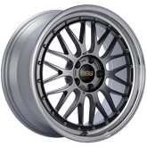 BBS LM 19x8.5 5x112 ET48 Diamond Black Center Diamond Cut Lip Wheel -82mm PFS/Clip Required