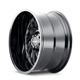 Mayhem 8112 Essex 20x10 / 8x170 BP / -19mm Offset / 125.2mm Hub Black w/ Milled Spokes Wheel