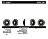 StopTech Power Slot 01-02 BMW Z3 / 03-09 Z4 / 3 Series Front Left Drilled & Slotted Rotor
