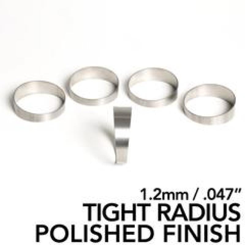 Ticon Industries 3.0in 1.14D Tight Radius 1.2mm/.047in Wall Polished Titanium Pie Cuts - 5pk Ticon Industries 3.0in 1.14D Tight Radius 1.2mm/.047in Wall Polished Titanium Pie Cuts - 5pk
