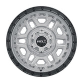 Weld Off-Road W169 17X9 Crux 6X135 6X139.7 ET-12 BS4.50 Gloss Armor Gray / Satin Black 106.1