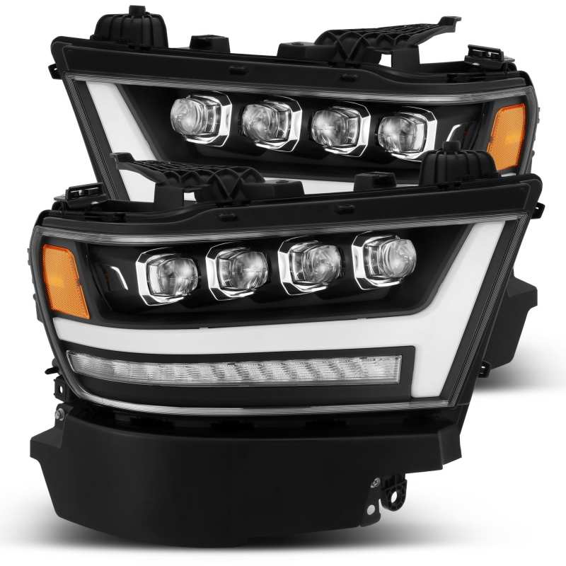 AlphaRex 19-20 Ram 1500HD NOVA LED Proj Headlight Plank Style Matte Blk w/Activ Light/Seq Signal/DRL AlphaRex 19-20 Ram 1500HD NOVA LED Proj Headlight Plank Style Matte Blk w/Activ Light/Seq Signal/DRL