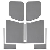 DEI 20-22 Jeep Gladiator JT 4-Door Boom Mat Complete Headliner Kit - 7 Piece - Gray Leather Look