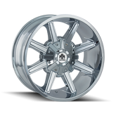 Mayhem 8104 Arsenal 17x9 / 8x165.1 BP / -12mm Offset / 130.8mm Hub Chrome Wheel
