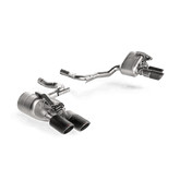 Akrapovic 2017 Porsche Panamera 4/Sport Turismo (971) Slip-On Race Line (Titanium) (Req. Tips)