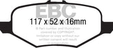 EBC 13+ Ford Explorer 3.5 Twin Turbo 4WD Extra Duty Rear Brake Pads