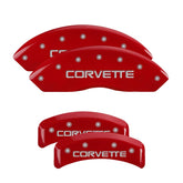 MGP 4 Caliper Covers Engraved Front & Rear Gen 5/Camaro Yellow finish black ch