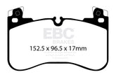 EBC 2020+ Land Rover Defender 90 Greenstuff Front Brake Pads