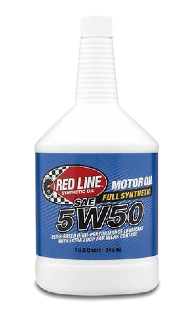 Red Line 5W50 Motor Oil - Quart Red Line 5W50 Motor Oil - Quart