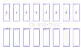 King Chevrolet BBC 369-502 GEN IV/V/VI Connecting Rod Bearing Set
