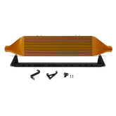 Mishimoto 08-14 Subaru STI Front-Mount Intercooler Kit w/ Black Crash Beam - Gold Core