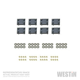 Westin 2008-2017 Buick/Chevrolet/GMC/Saturn Enclave Premier Oval Nerf Step Bar Mount Kit - Black