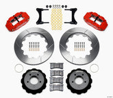 Wilwood Narrow Superlite 6R Front Hat Kit 14.00in Red 93-96 Mazda RX7