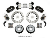 Wilwood Narrow Superlite 4R / MC4 Rear Kit 12.88 Drilled Currie Pro-Tour Unit Bearing Floater