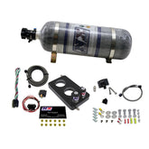 Nitrous Express 05-10 Ford Mustang 4.6L 3 Valve Nitrous Plate Kit (50-150HP) w/12lb Bottle