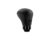 Momo Anatomico Shift Knob - Black Leather, Black Stitching