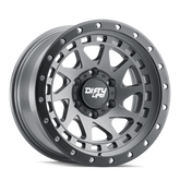 Dirty Life 9311 Enigma Pro 17x9/5x139.7 BP/-38mm Offset/108.1mm Hub Satin Graphite Wheel - Beadlock