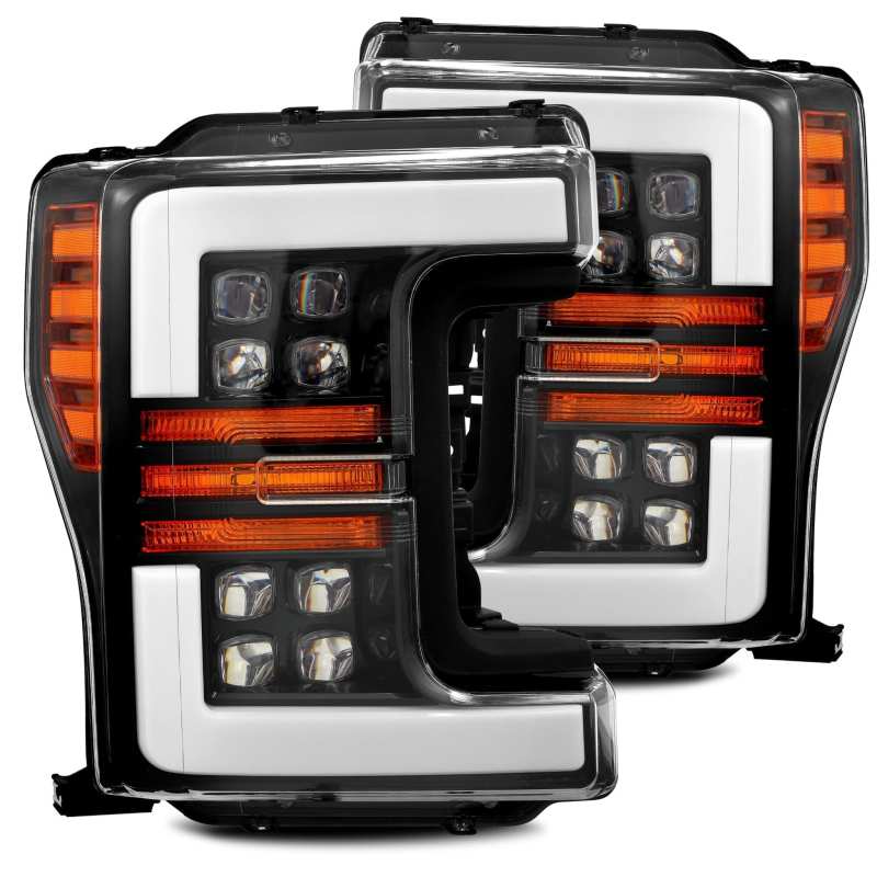 AlphaRex 17-19 Ford F-250 SD NOVA LED Proj Headlights Plank Style Gloss Blk w/Activ Light/Seq Signal AlphaRex 17-19 Ford F-250 SD NOVA LED Proj Headlights Plank Style Gloss Blk w/Activ Light/Seq Signal