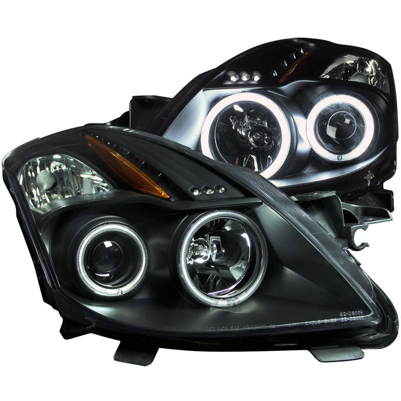 ANZO 2008-2009 Nissan Altima (2 Door ONLY) Projector Headlights w/ Halo Black (CCFL) ANZO 2008-2009 Nissan Altima (2 Door ONLY) Projector Headlights w/ Halo Black (CCFL)