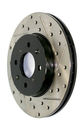 StopTech 76-93 Ford Bronco / F-150 SportStop Cryo Slotted & Drilled Front Right Rotor