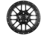 ICON Alpha 20x9 8x6.5 19mm Offset 5.75in BS 125.2mm Bore Satin Black/Milled Windows Wheel