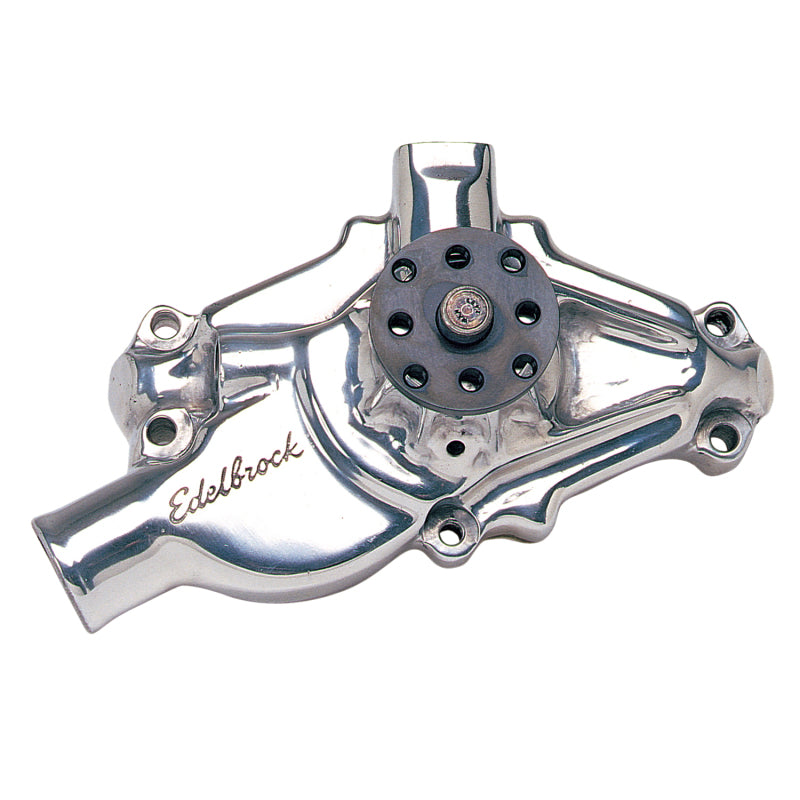 Edelbrock Water Pump High Performance Chevrolet 350 CI V8 Short Style Polished Finish Edelbrock Water Pump High Performance Chevrolet 350 CI V8 Short Style Polished Finish