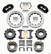 Wilwood Narrow Superlite 4R Rear Kit 12.88in Drilled Speedway Eng Floater w/ New Style End