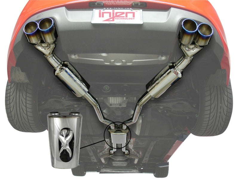 Injen 10-15 Hyundai Genesis Coupe 3.8L V6 SS CB Exhaust w/ Quad Titanium Tips Injen 10-15 Hyundai Genesis Coupe 3.8L V6 SS CB Exhaust w/ Quad Titanium Tips