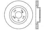 StopTech 06-09 Mitsubishi Eclipse (Exc Turbo)/04-09 Galant Slotted & Drilled Left Front Rotor