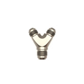 DeatschWerks 8AN Male Flare to 8AN Male Flare to 10AN Male Flare Y Fitting - Anodized Matte Black
