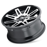 ION Type 142 18x9 / 6x139.7 BP / 0mm Offset / 106mm Hub Black/Machined Wheel