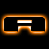 ORACLE Lighting Universal Illuminated LED Letter Badges - Matte Black Surface Finish - A