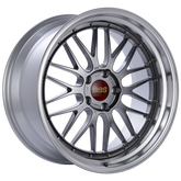 BBS LM 20x10 5x120 ET20 Diamond Black Center Diamond Cut Lip Wheel -82mm PFS/Clip Required