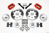 Wilwood Forged Dynalite Front Kit 12.19in Drilled Red 70-78 Camaro