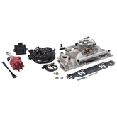 Edelbrock Pro Flo 4 EFI System Seq Port SBC 1986 & Earlier 550 Max HP 29lb/hr Satin Finish w/o Tuner