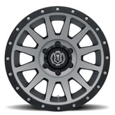 ICON Compression 18x9 6x135 6mm Offset 5.25in BS Titanium Wheel