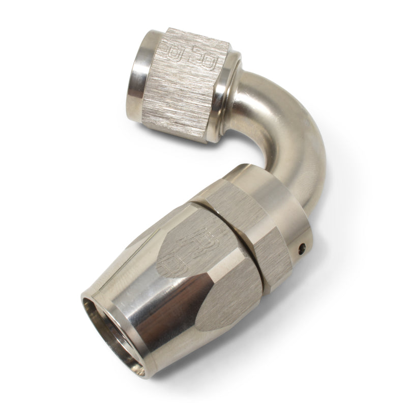 Russell Performance -10 AN Endura 120 Degree Full Flow Swivel Hose End (With 15/16in Radius) Russell Performance -10 AN Endura 120 Degree Full Flow Swivel Hose End (With 15/16in Radius)