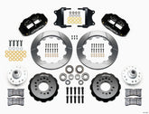 Wilwood Narrow Superlite 6R Front Hub Kit 12.88in Heidts Tri -5 2 inch Drop Spindle