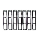 Rugged Ridge Grille Inserts Chrome 97-06 Jeep Wrangler