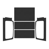 DEI 04-06 Jeep Wrangler LJ Unliminted Leather Look Headliner Complete Kit - Black