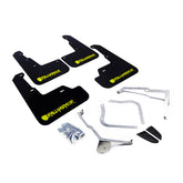 Rally Armor 15-21 Subaru WRX & STI Black Mud Flap Green Altered Font Logo