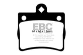 EBC 95-97 Mercedes-Benz C220 (W202) 2.2 (Single Pin Rear) Greenstuff Rear Brake Pads